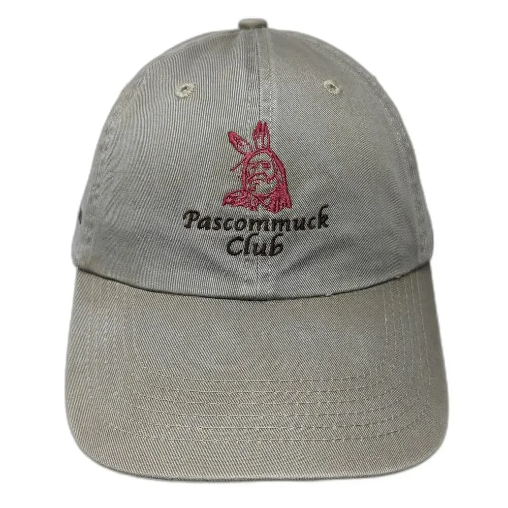 Antigua Baseball Cap Brown One Size Pascommuck Club Pasco Open 2013 Hat Cotton